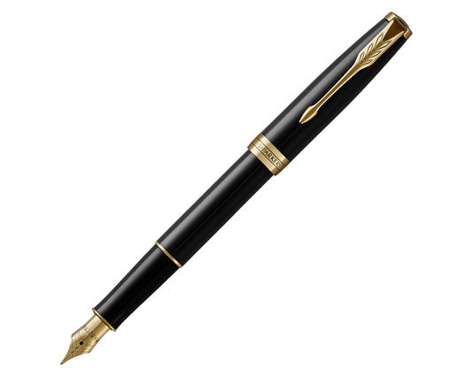 Parker Sonnet Black Lacquer GT Fountain Pen
