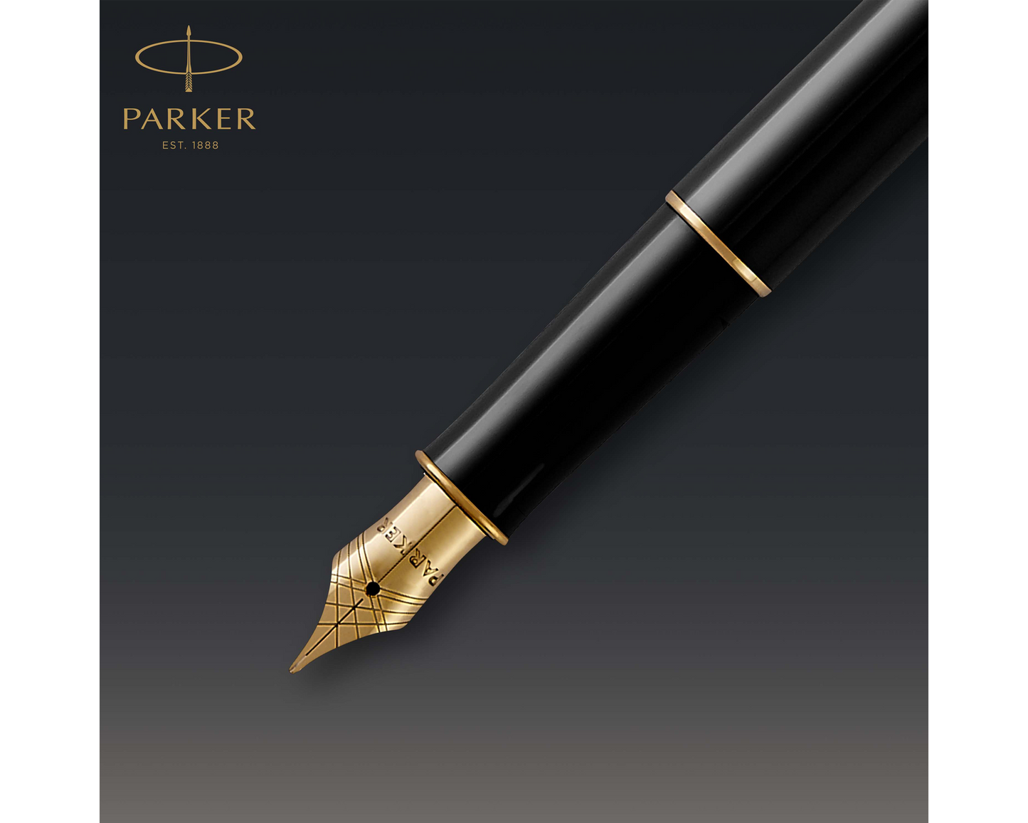 Parker Sonnet Black Lacquer GT Fountain Pen