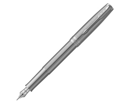 Parker Sonnet Ciselé Palladium Special Edition CT Fountain Pen - 18k nib