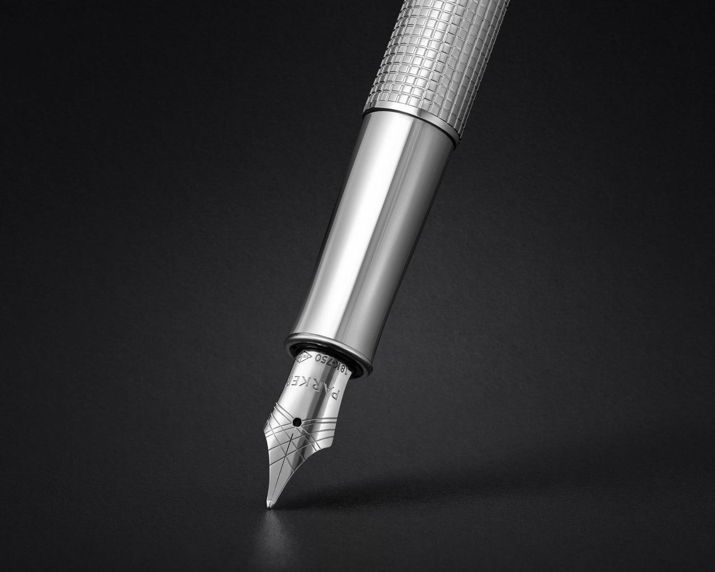 Parker Sonnet Ciselé Palladium Special Edition CT Fountain Pen - 18k nib