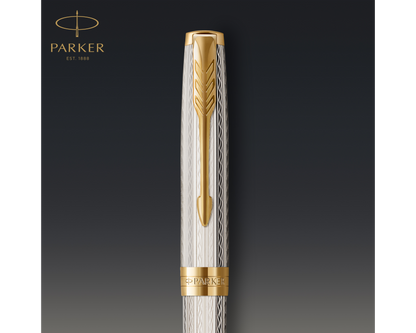 Parker Sonnet Deluxe Silver Mistral GT Ballpoint Pen
