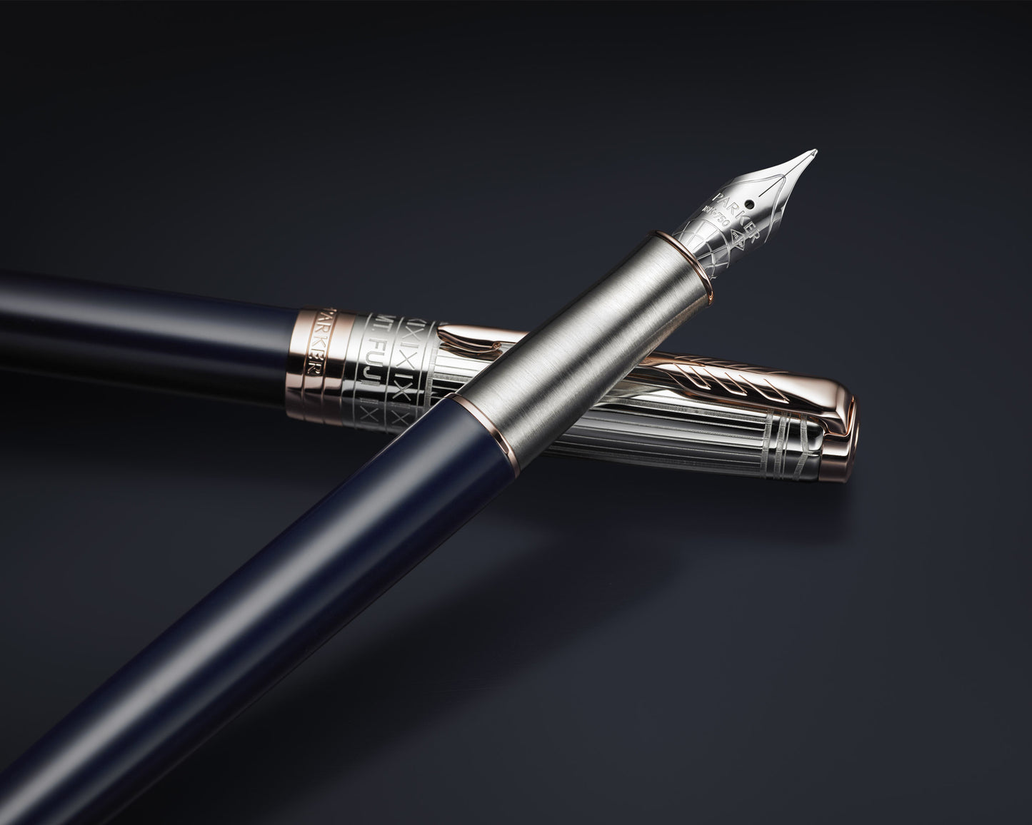 Parker Sonnet Special Edition Mt. Fuji Blue PGT Fountain Pen - 18k nib