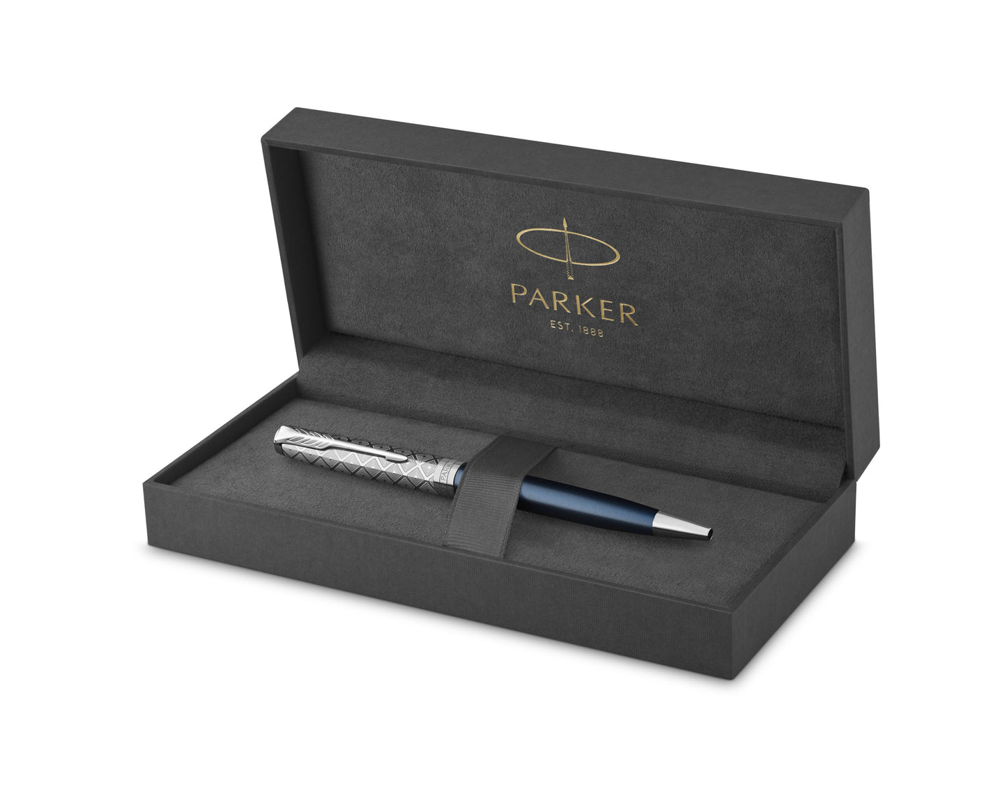Parker Sonnet Premium  Metal & Blue CT Ballpoint Pen