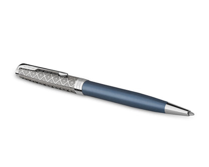 Parker Sonnet Premium  Metal & Blue CT Ballpoint Pen