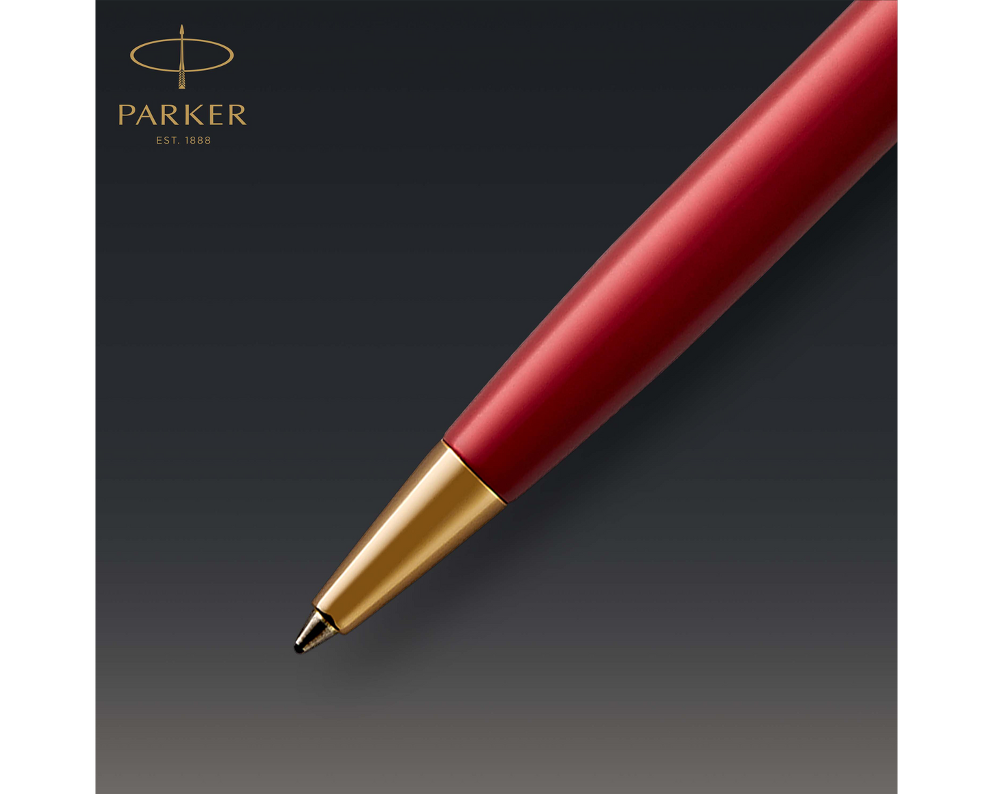 Parker Sonnet Red Lacquer GT Ballpoint Pen