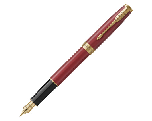 Parker Sonnet Red Lacquer GT Fountain Pen