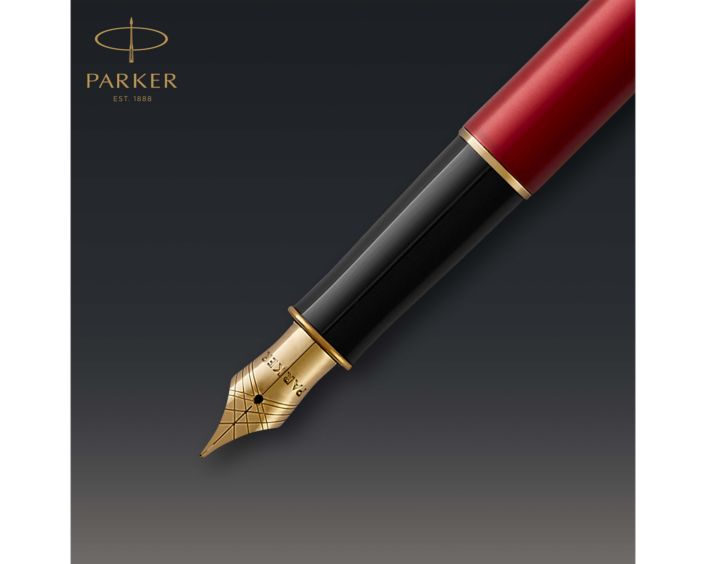 Parker Sonnet Red Lacquer GT Fountain Pen