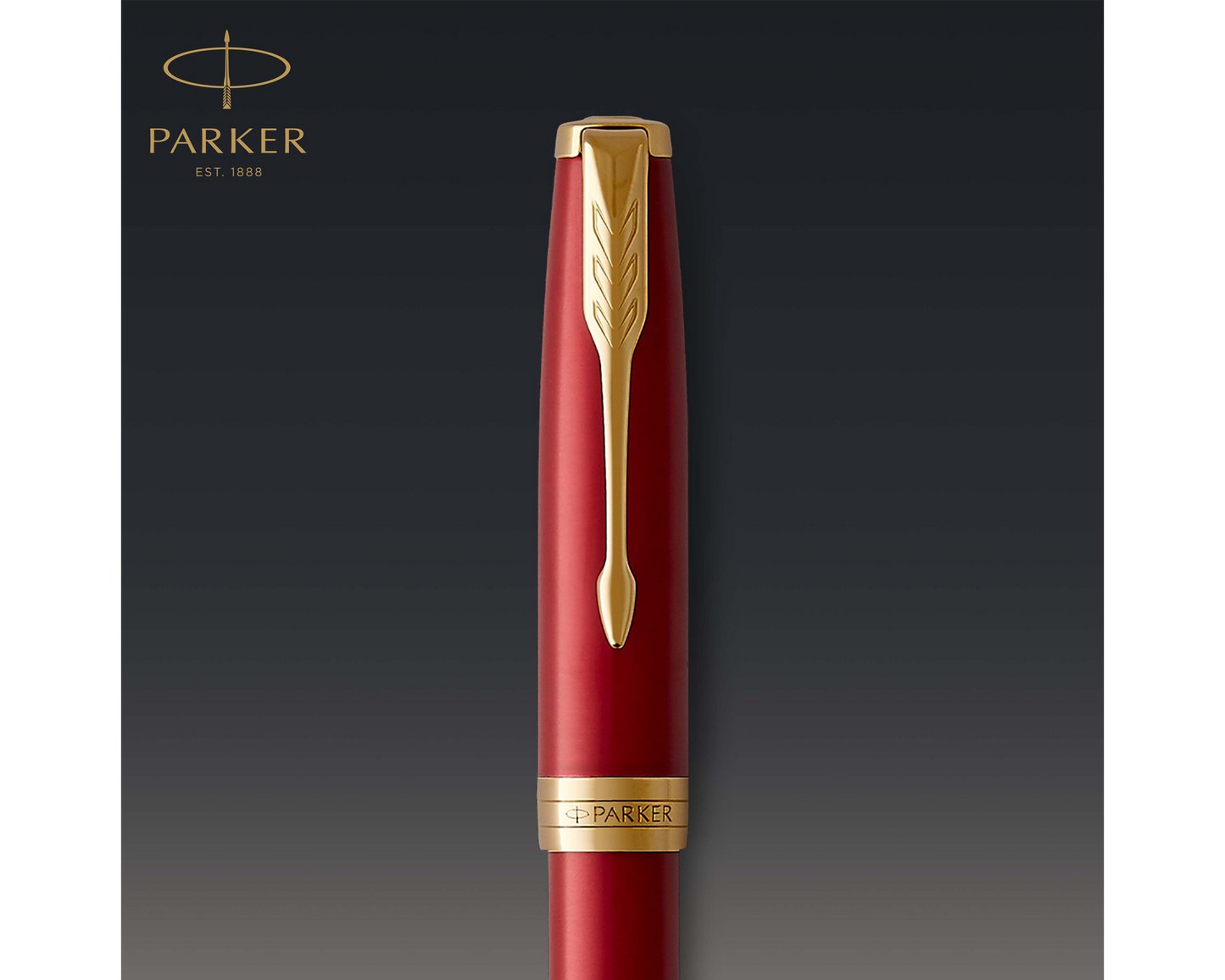 Parker Sonnet Red Lacquer GT Rollerball Pen