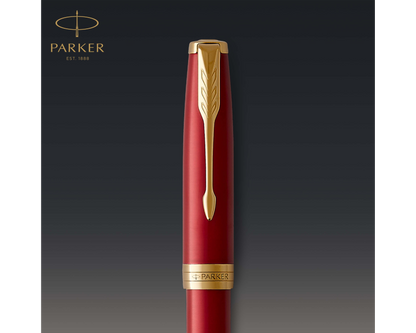 Parker Sonnet Red Lacquer GT Rollerball Pen