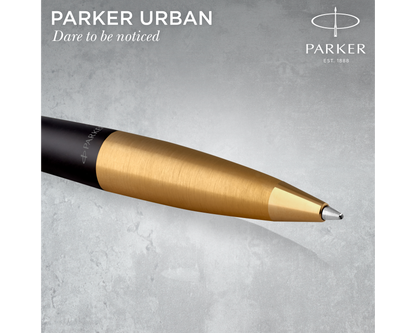 Parker Urban Matte Black Lacquer GT Ballpoint Pen