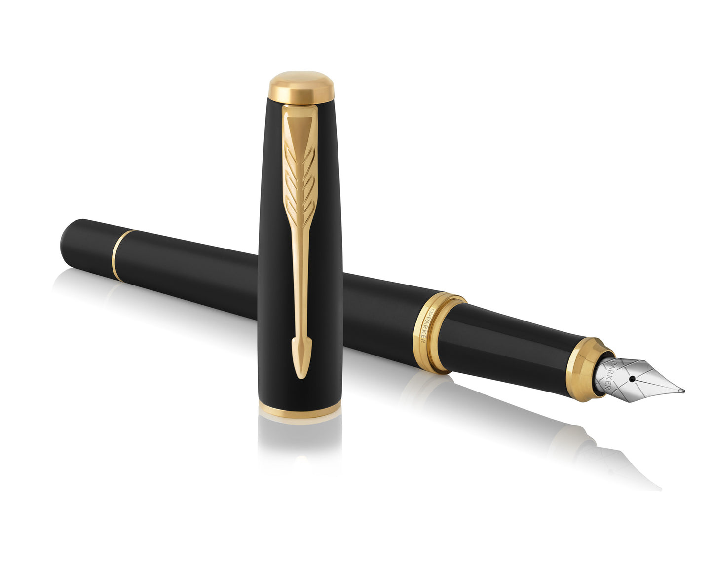 Parker Urban Matte Black Lacquer GT Fountain Pen - Fine nib