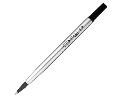 Parker Rollerball Refill Medium Black Single