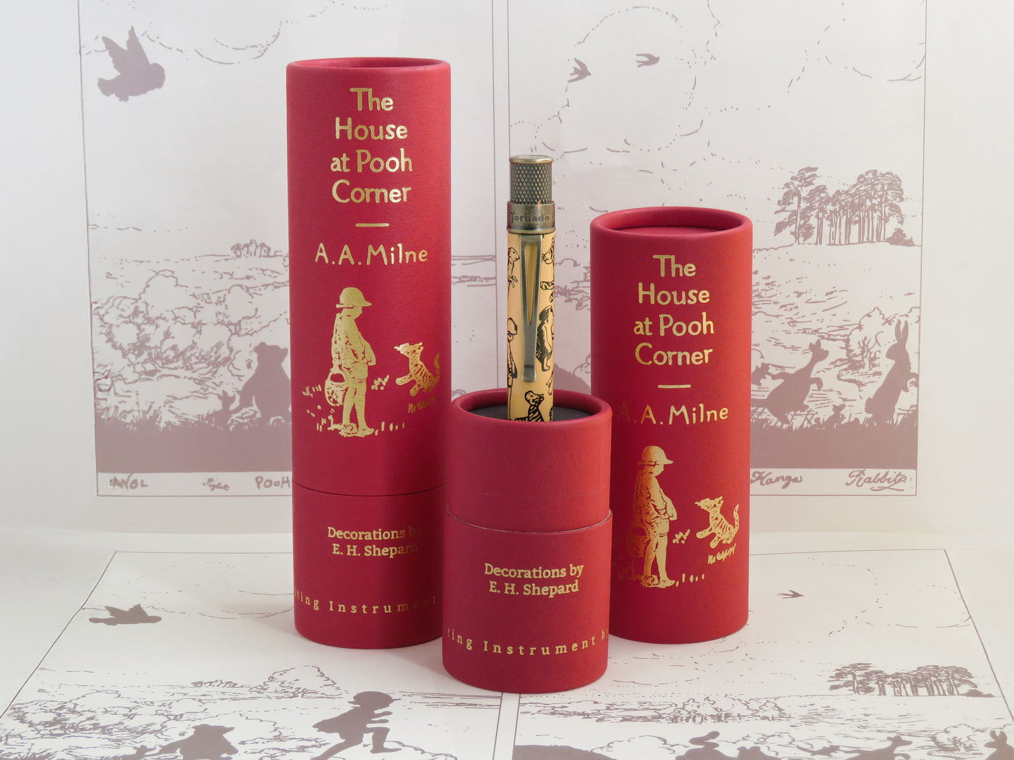 Retro51 A.A. Milne The House at Pooh Corner Decorations Rollerball Pen