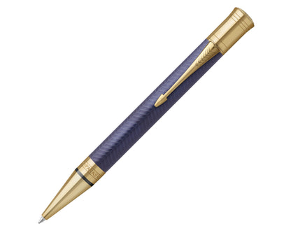 Parker Duofold Prestige Blue Chevron GT Ballpoint Pen