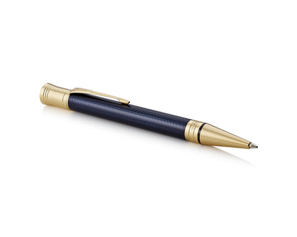 Parker Duofold Prestige Blue Chevron GT Ballpoint Pen