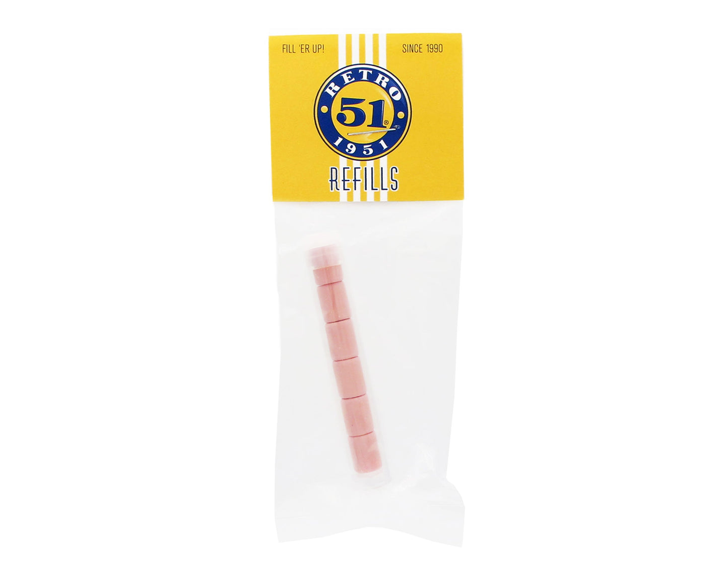 Retro51 Pink Tornado™ Pencil Erasers 6-Pack