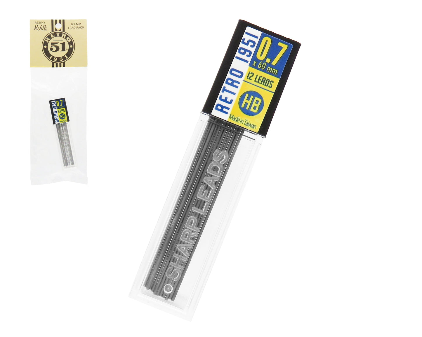 Retro51 Hex-O-Matic™ Pencil Lead 0.7mm - 12 Pack