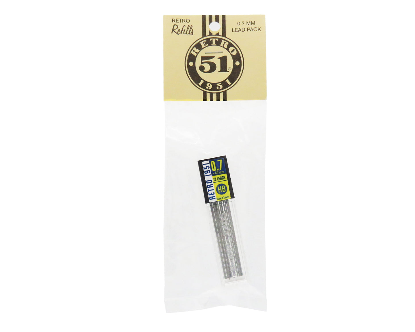 Retro51 Hex-O-Matic™ Pencil Lead 0.7mm - 12 Pack