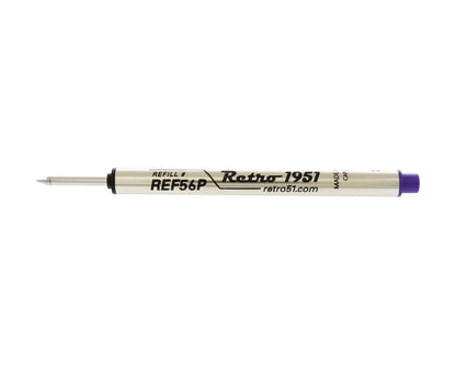 Retro51 Purple Capless Rollerball Refill 3-Pack