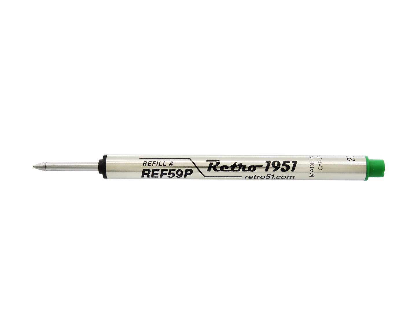Retro51 Green Capless Rollerball Refill (Bulk)