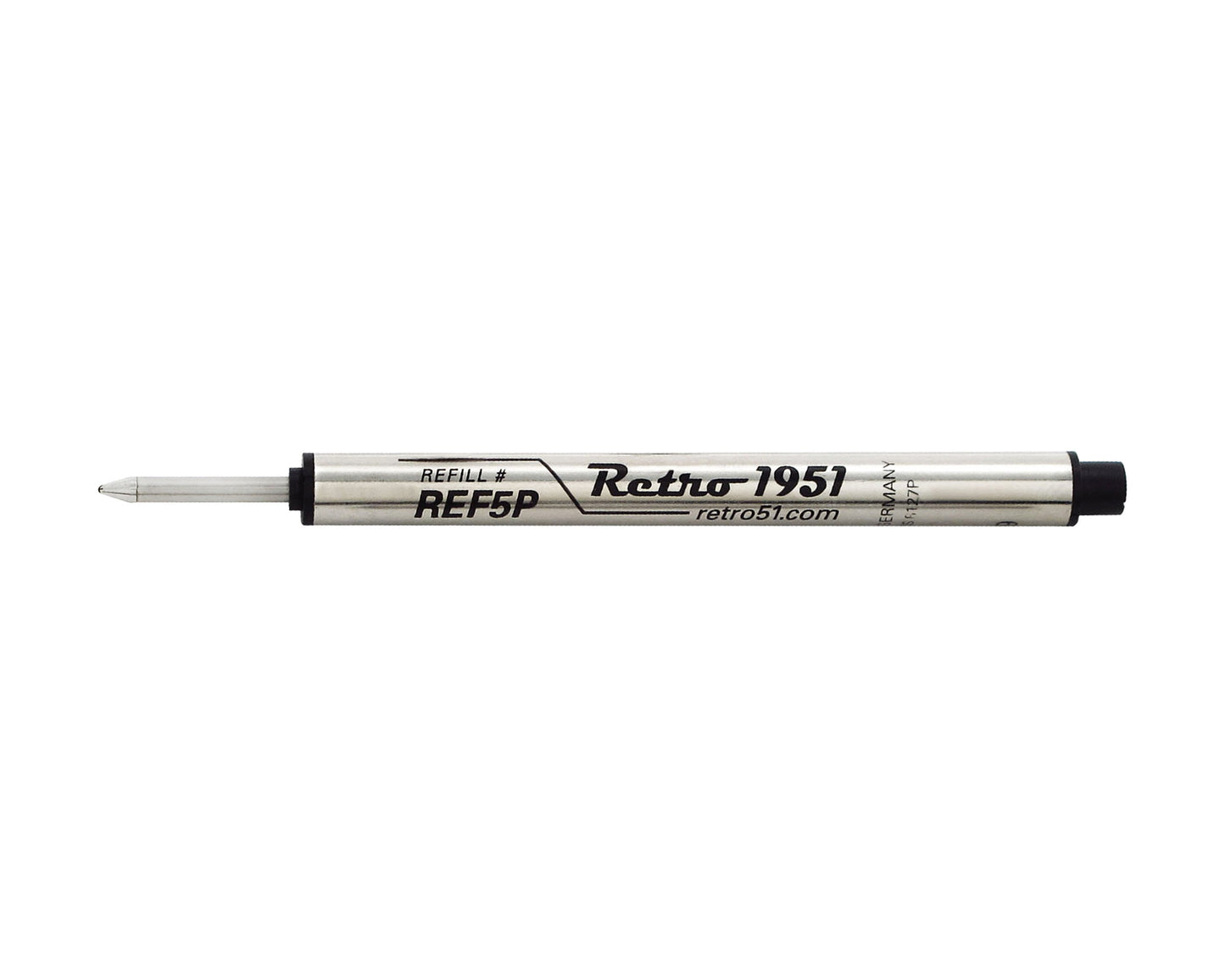 Retro51 Black Capless Rollerball Refill 3-Pack