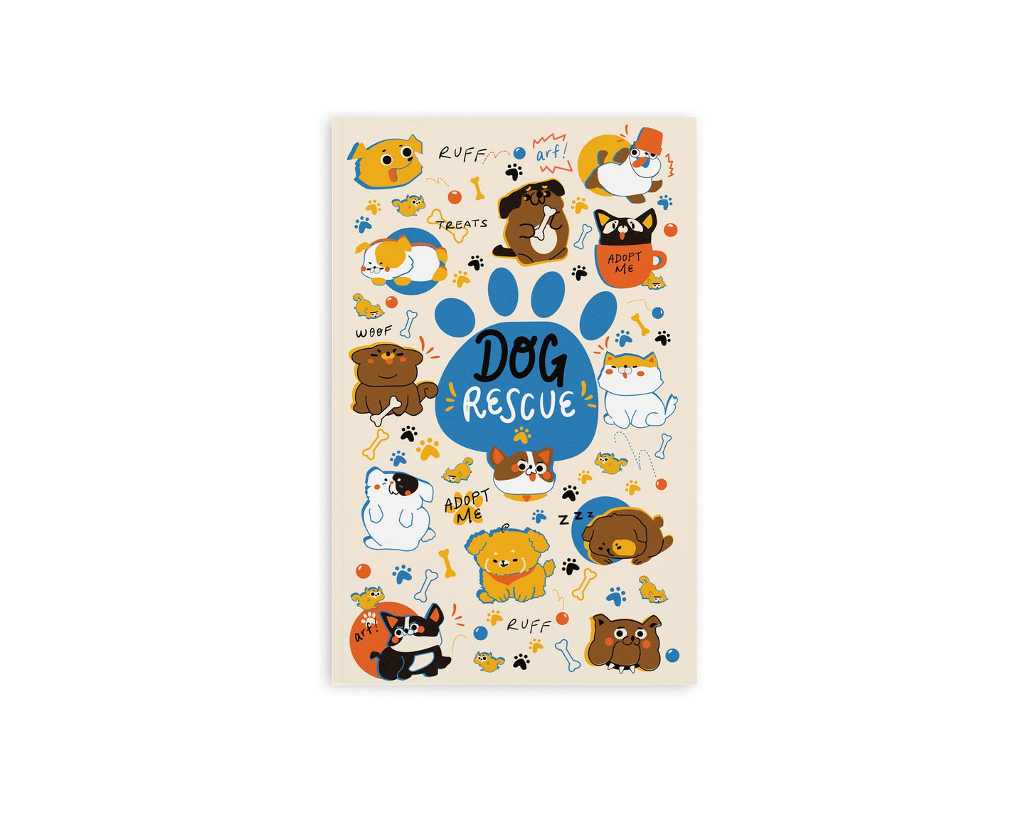 Retro51 Dog Rescue 5 Classic Notebook