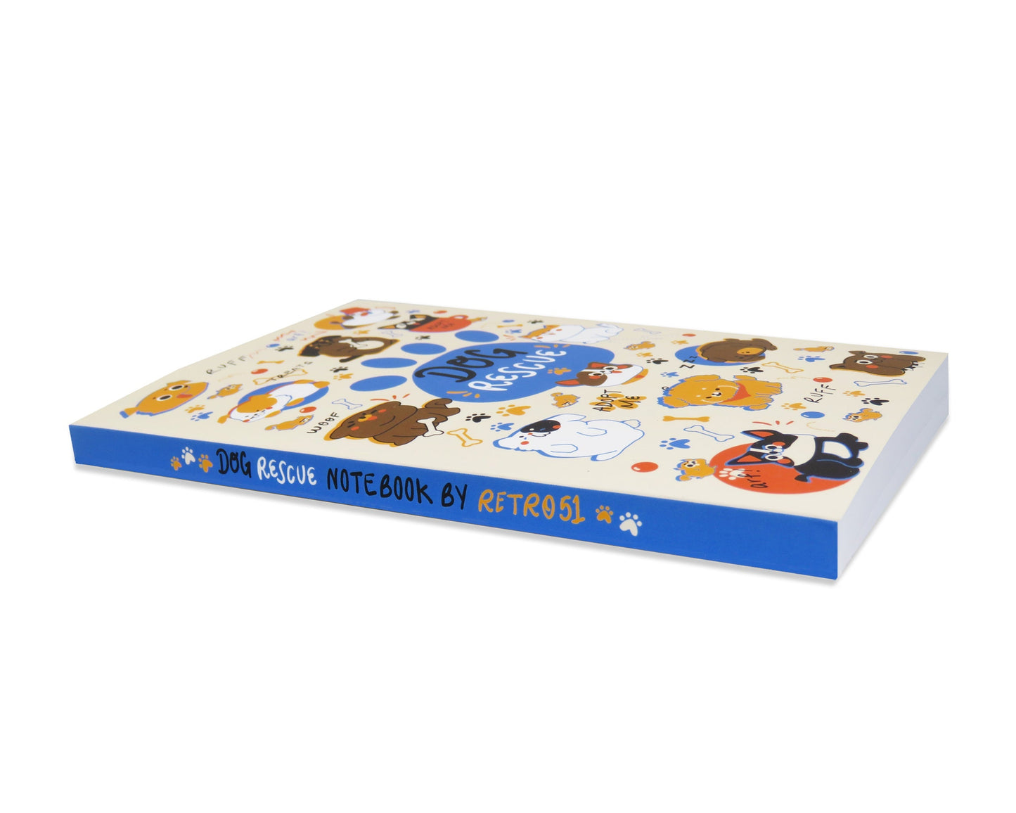Retro51 Dog Rescue 5 Classic Notebook