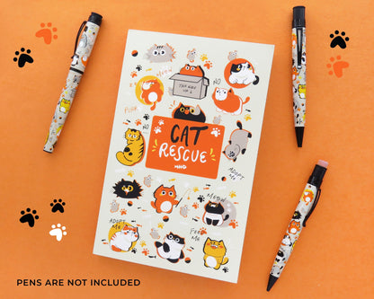 Retro51 Cat Rescue 5 Classic Notebook
