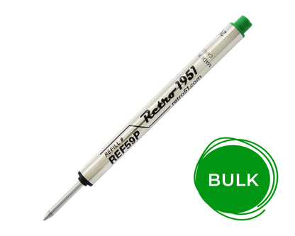 Retro51 Green Capless Rollerball Refill (Bulk)