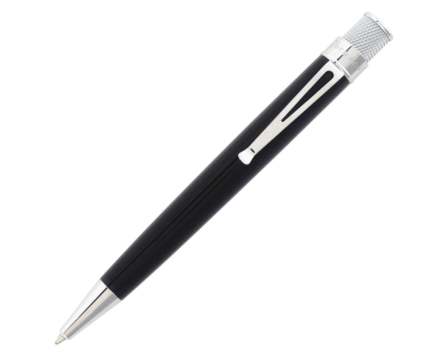 Retro51 Tornado Classic Lacquer Black Rollerball Pen