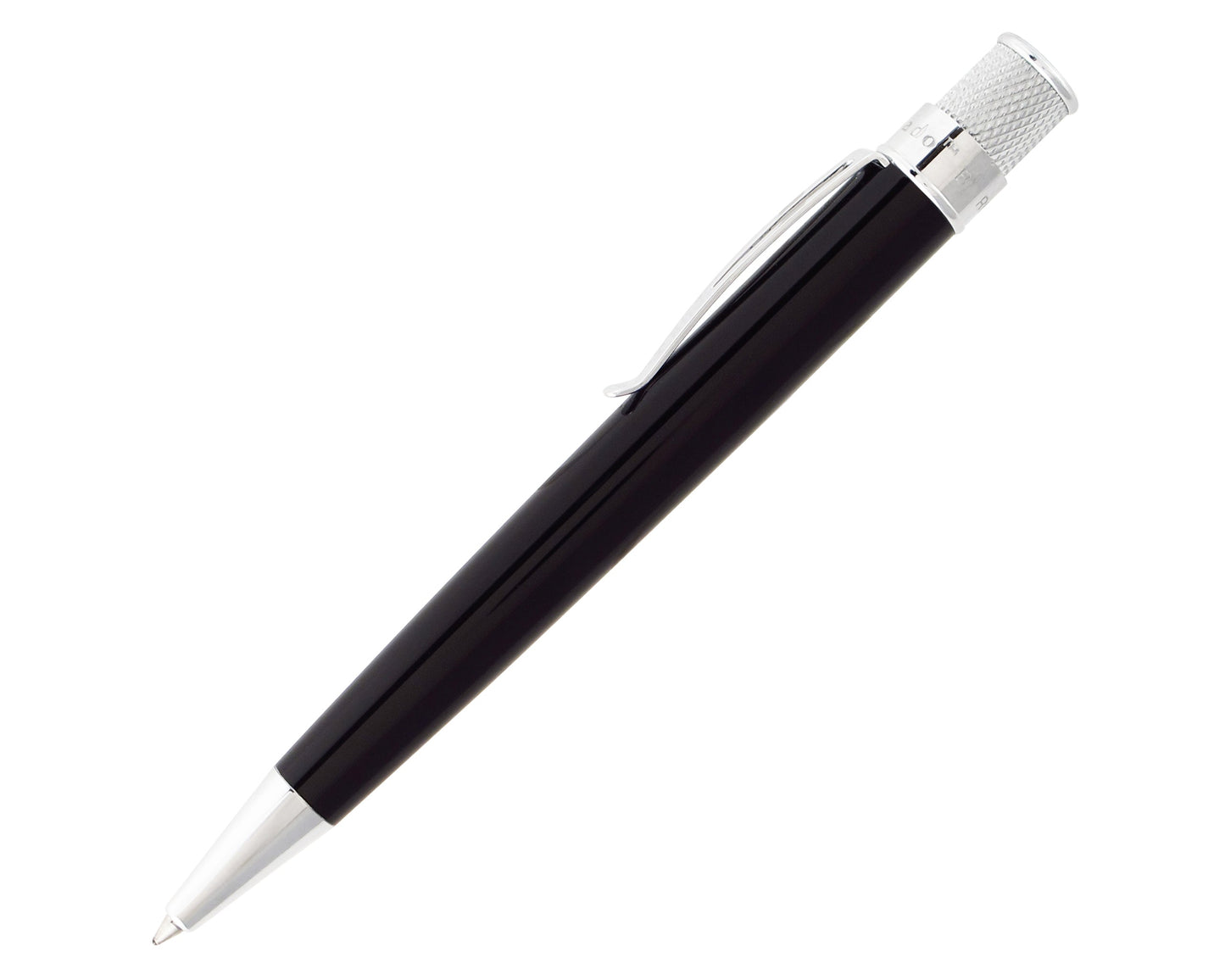 Retro51 Tornado Classic Lacquer Black Rollerball Pen