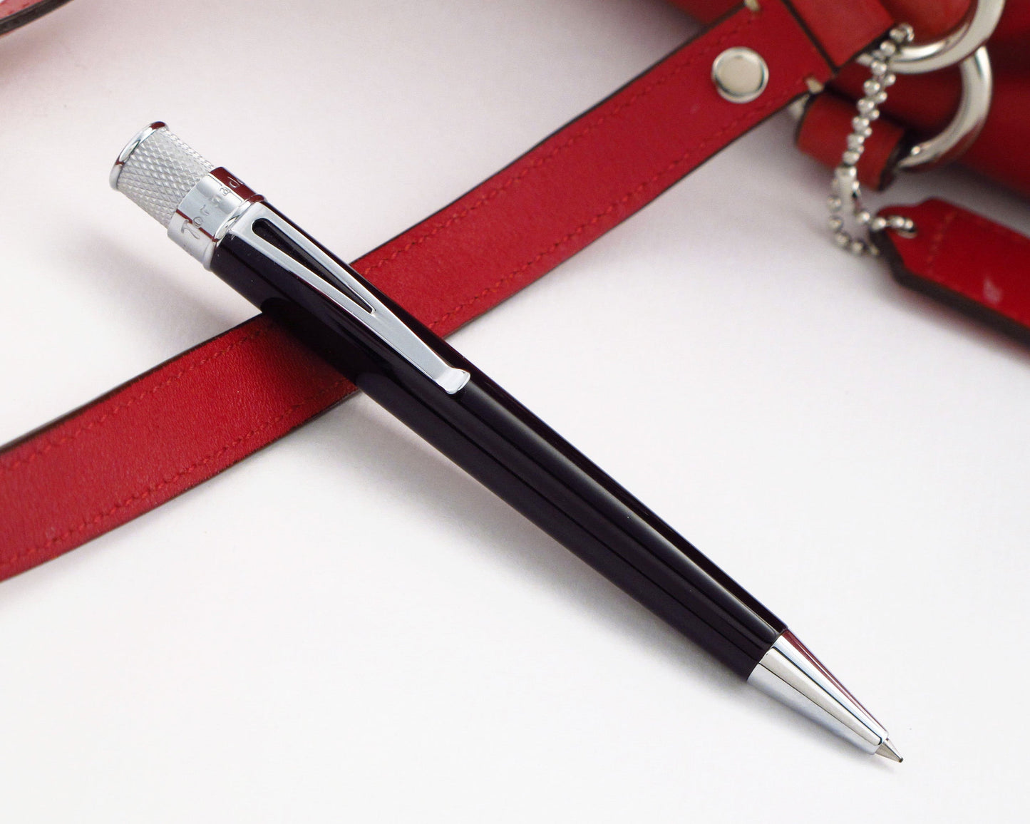 Retro51 Tornado Classic Lacquer Black Rollerball Pen