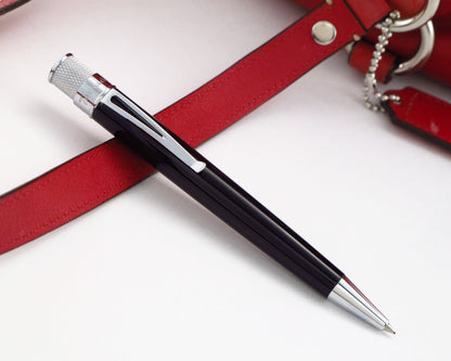 Retro51 Tornado Classic Lacquer Black Rollerball Pen