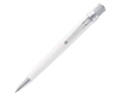 Retro51 Tornado™ Classic Lacquer White GID Rollerball Pen