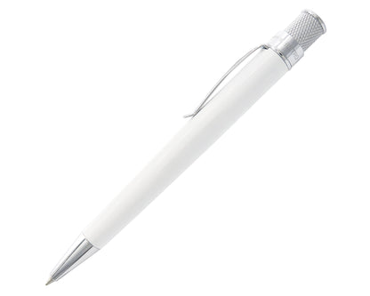 Retro51 Tornado™ Classic Lacquer White GID Rollerball Pen