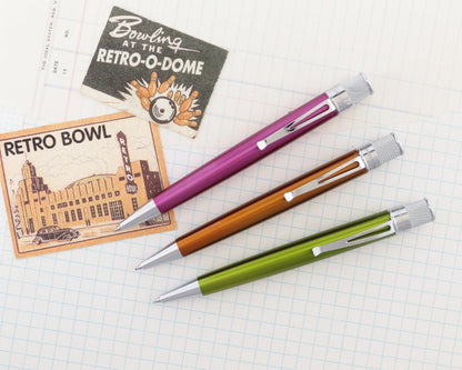 Retro51 Tornado Classic Lacquer Kiwi Rollerball Pen