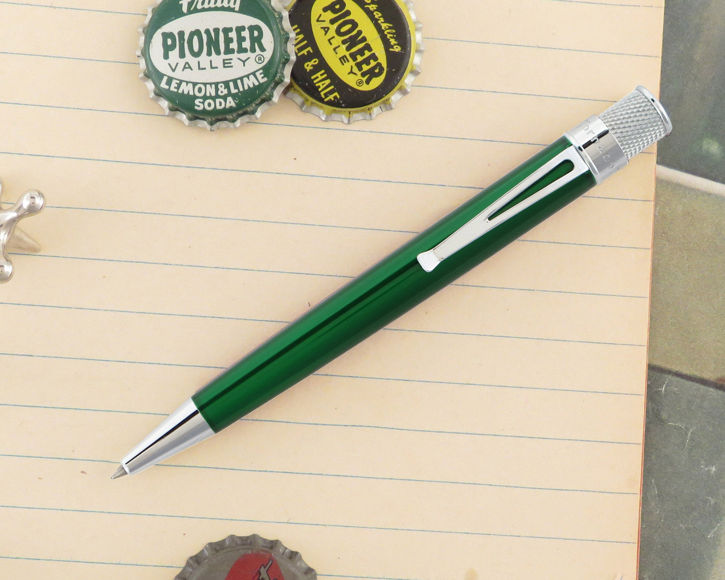 Retro51 Tornado™ Classic Lacquer Green Rollerball Pen