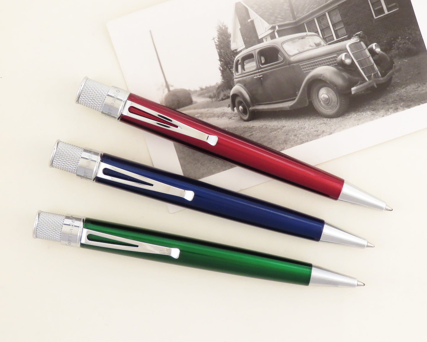 Retro51 Tornado™ Classic Lacquer Green Rollerball Pen