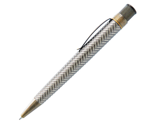 Retro51 Tornado™ Vintage Metalsmith Roosevelt Rollerball Pen
