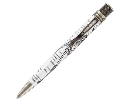 Retro51 Tornado™ Vintage Metalsmith Dr. Gray Skeleton Rollerball Pen