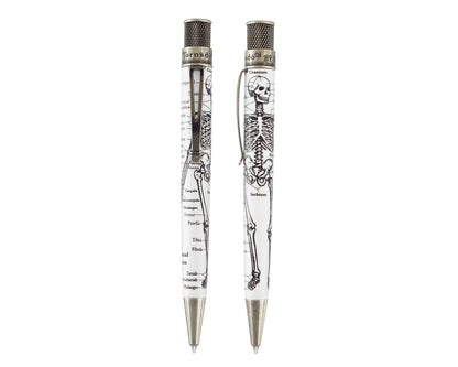 Retro51 Tornado™ Vintage Metalsmith Dr. Gray Skeleton Rollerball Pen