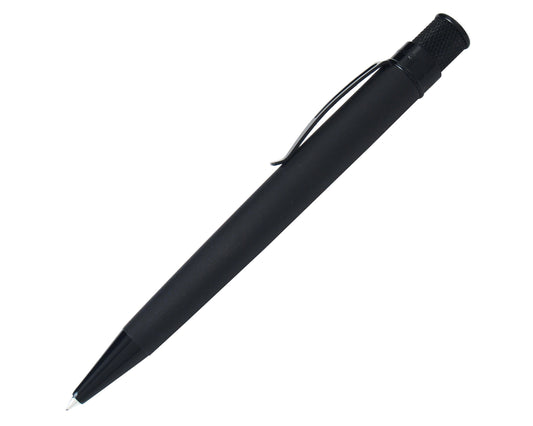 Retro51 Tornado™ Stealth Matte Black Rollerball Pen