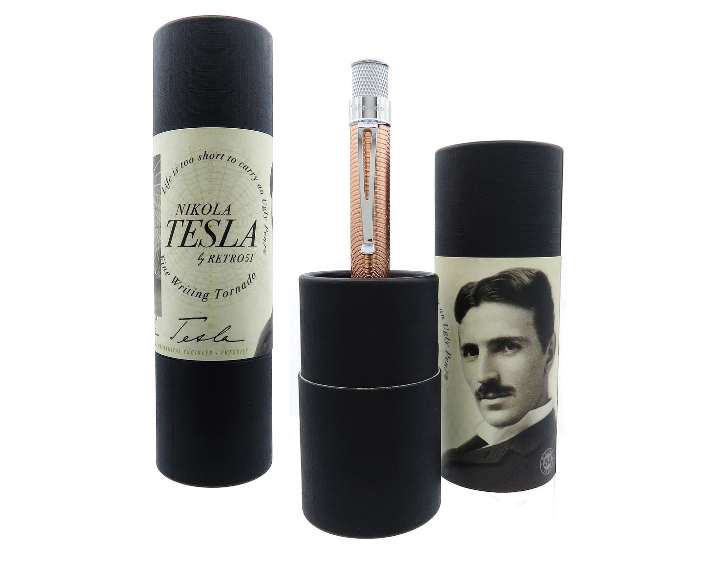 Retro51 Tornado™ Vintage Metalsmith Nikola Tesla Rollerball Pen