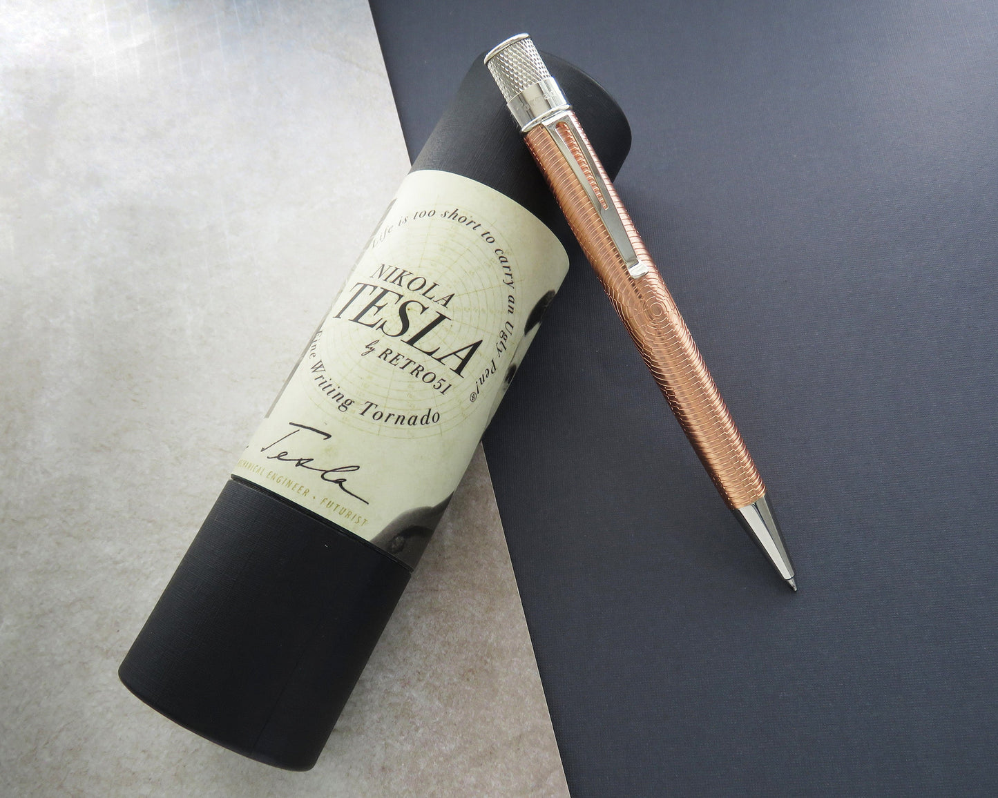 Retro51 Tornado™ Vintage Metalsmith Nikola Tesla Rollerball Pen