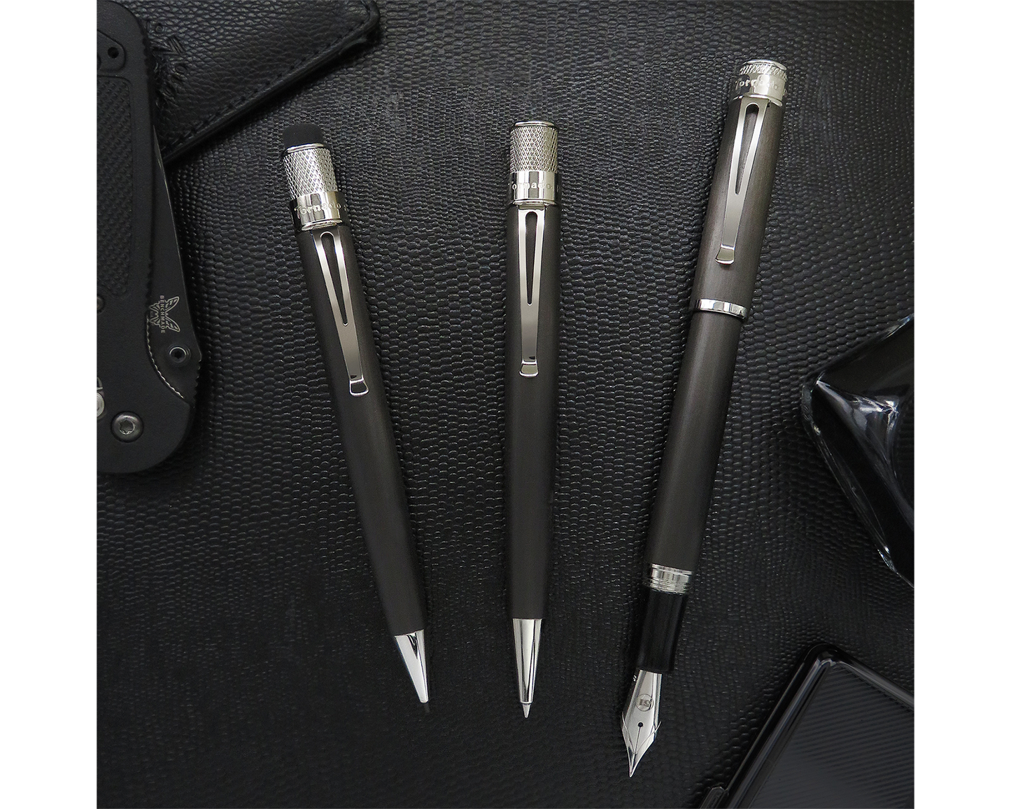 Retro51 Tornado™ Platinum Executive Black Nickel Pencil