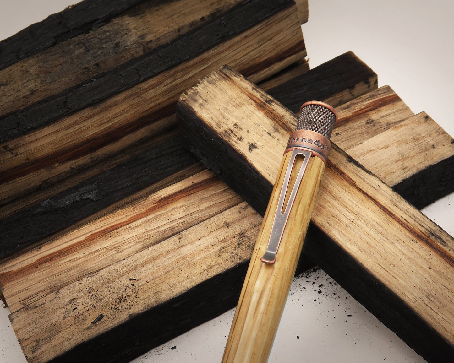 Retro51 Tornado™ Woodworks Bourbon Barrel Rollerball Pen