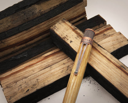 Retro51 Tornado™ Woodworks Bourbon Barrel Rollerball Pen