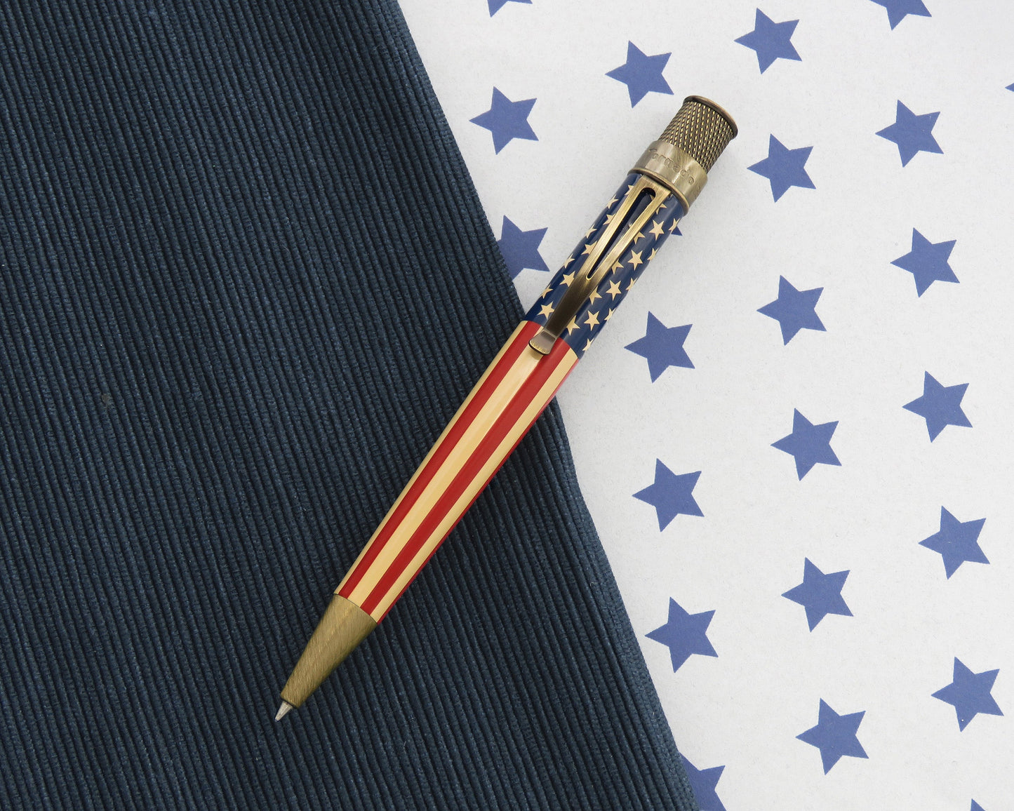 Retro51 Tornado™ Vintage Metalsmith Tribute 250 Flag Rollerball