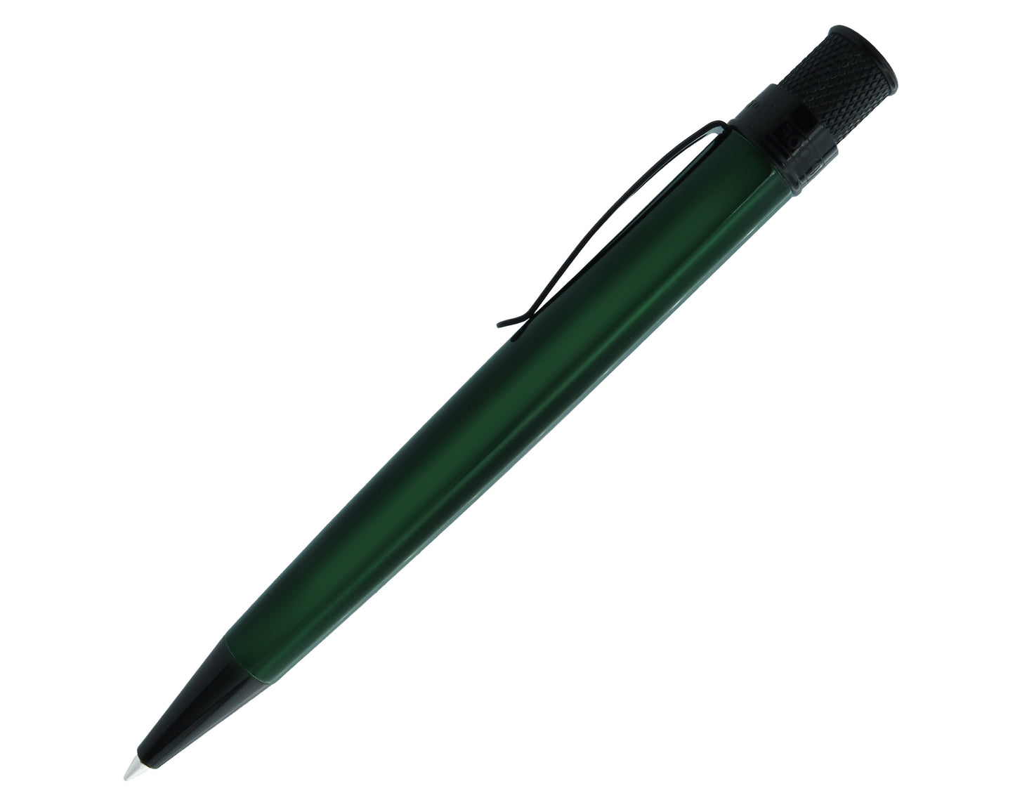 Retro51 Tornado™ Stealth Lacquer Emerald Green Rollerball Pen