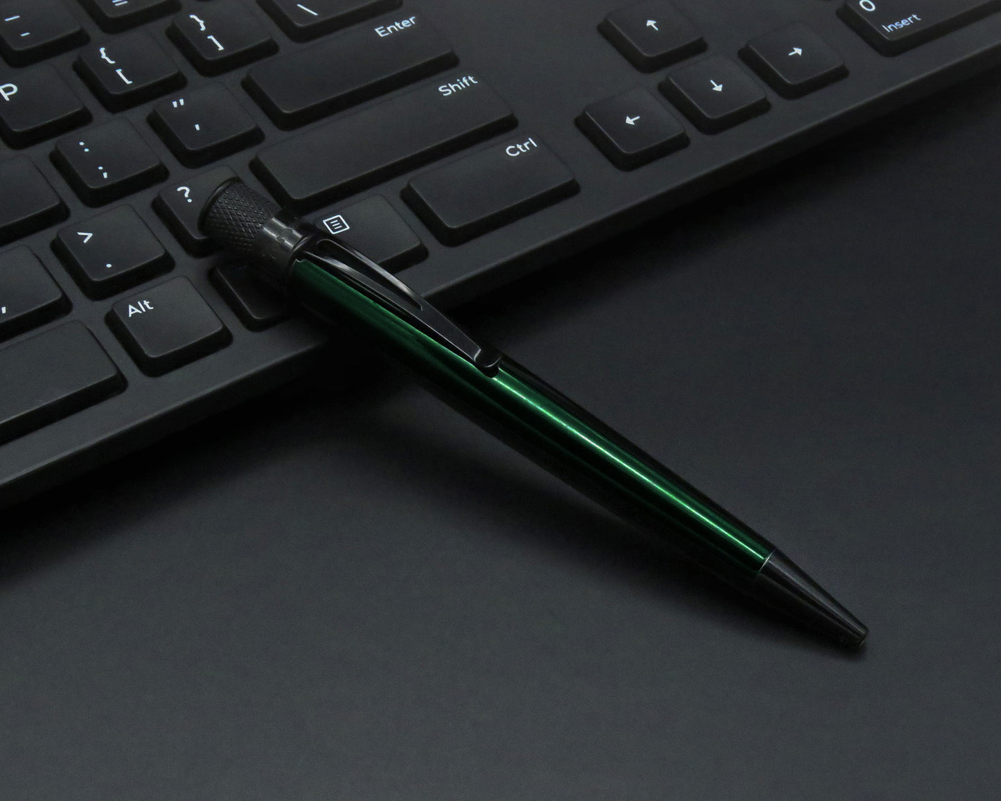 Retro51 Tornado™ Stealth Lacquer Emerald Green Rollerball Pen